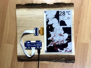 :umbrella: E-Ink Weather Dashboard