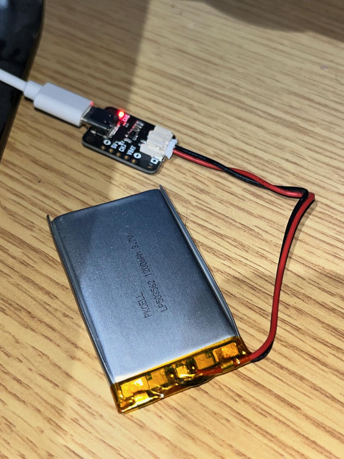 LiPo battery charging with Amigo