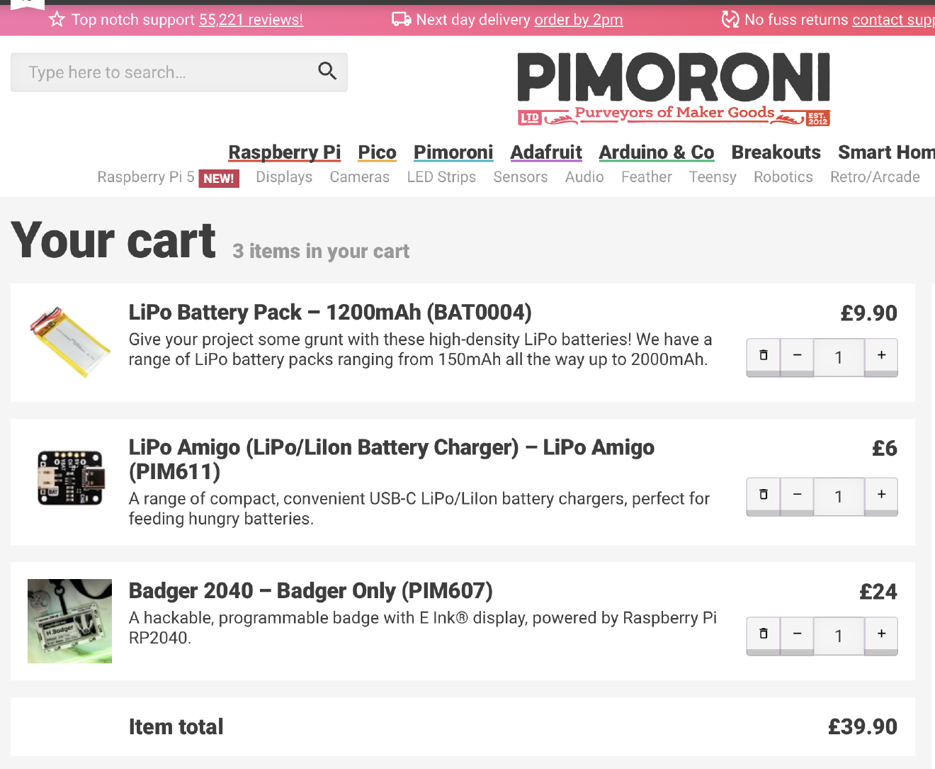 Parts List